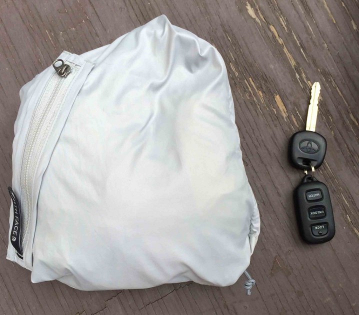 the north face flyweight hoodie for women - this jacket packs down into its own pocket and fits in the lid of a...