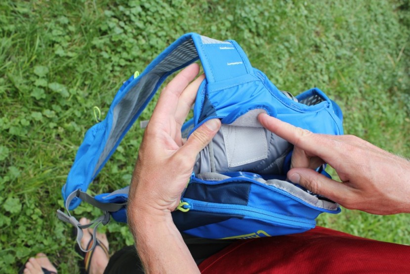 camelbak ultra 4 - the shoulder adjustments on this hydration pack are simple velcro...