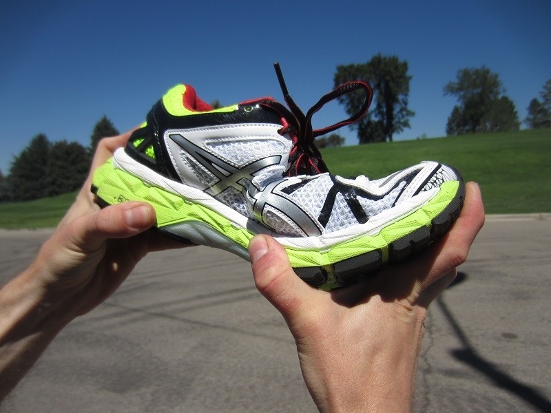 asics gel-kayano 21 - we notice the asics gel-kayano 21 having added flexibility...