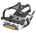 mountain bike pedals - a clip pedal. the outer part is sometimes referred to as a cage, but...