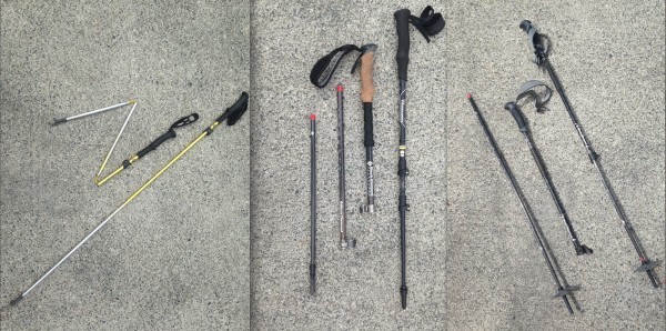 ultralight tent - three part trekking poles are the best choice for ultralight shelter...