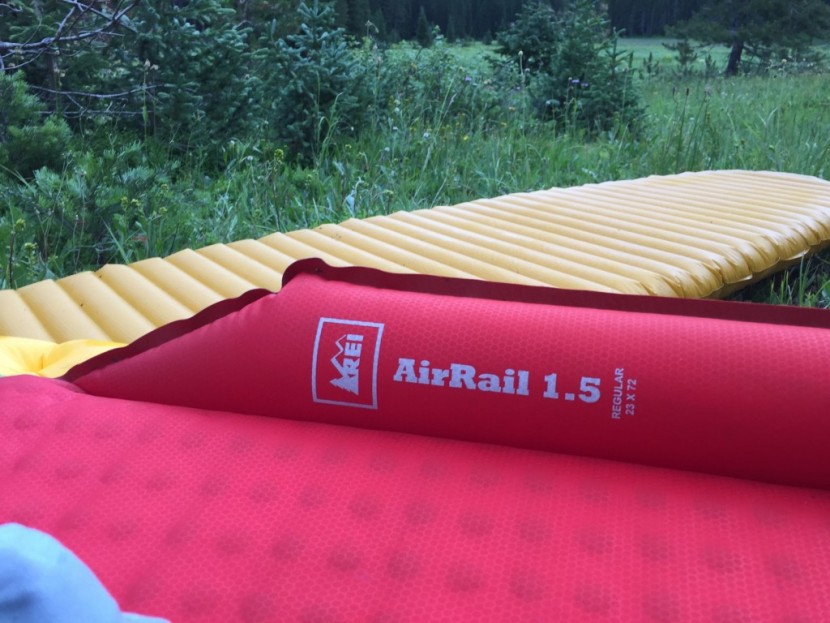 rei airrail 1.5 - the side rails are thick and work as advertised. they help keep you...