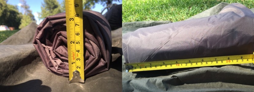 klymit insulated static v lite - this pad packed down relatively small especially given how warm it...