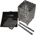 bushcraft essentials bushbox outdoor pocket stove - bushbox xl combination kit