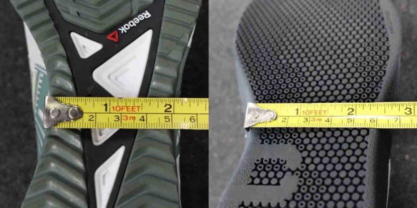 reebok sprint 2.0 for women - the narrow width of the sprint (left) at the arch combined with the...