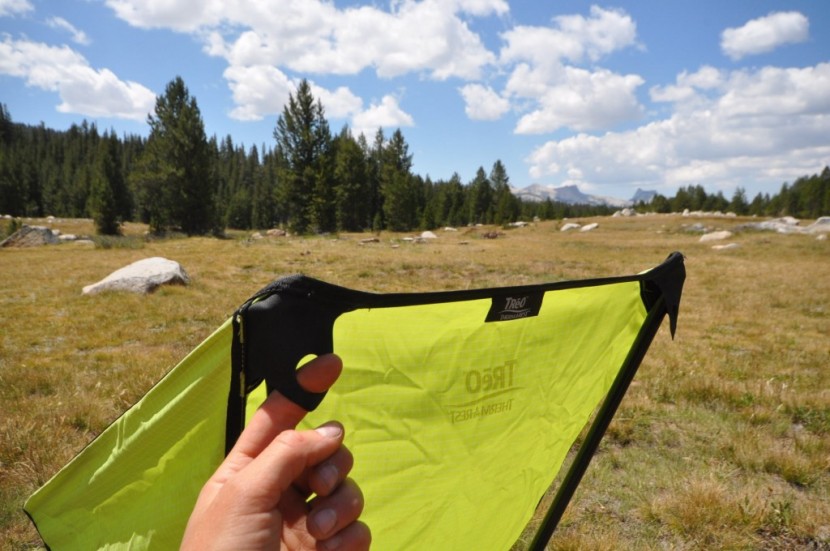 therm-a-rest treo - the treo's pole-seat connection was not ideal since the poles are...