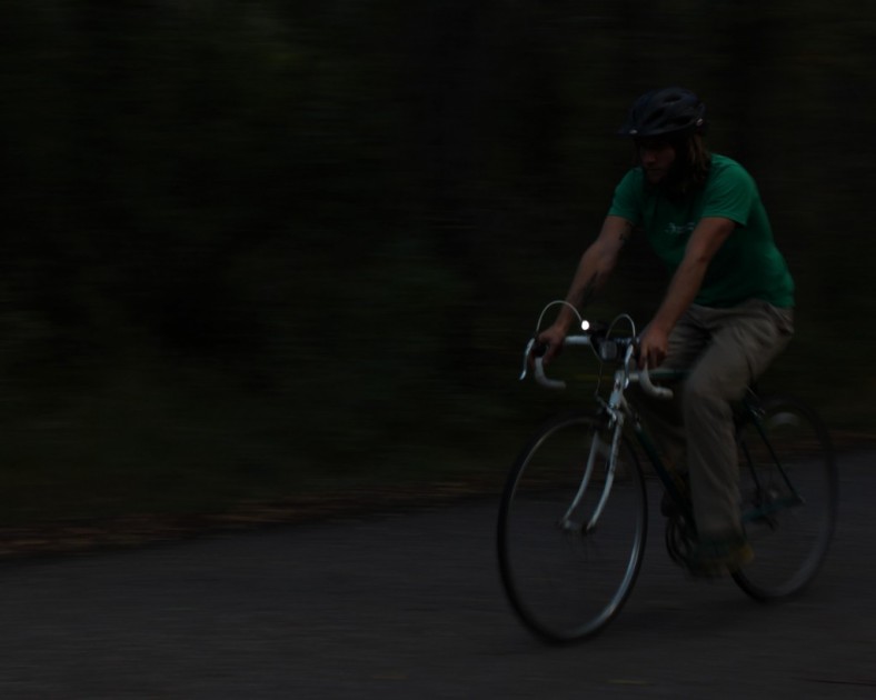 niterider lumina 750 - ryan uses the lumina 750 at dusk for added visibility during his...