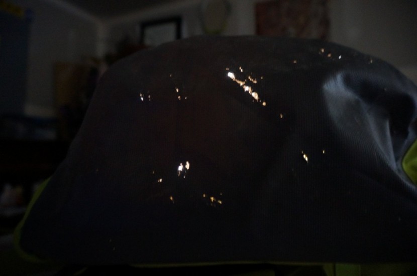 trango crag pack - a flashlight inside this trango crag pack illuminates the...