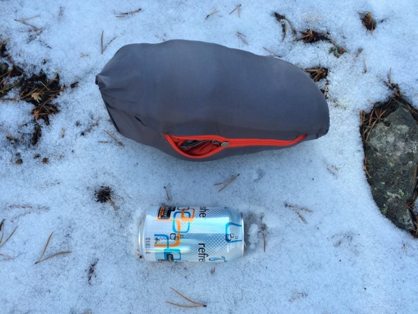 rab strata hoody - while this jacket stuffed away into the chest pocket, our test model...