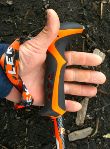 leki cristallo - the handle of the leki cristallo, featuring the most comfortable...