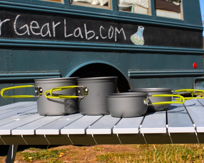 g4free 4 piece cooking set - the g4free set wins our best buy award. it's lightweight and comes...