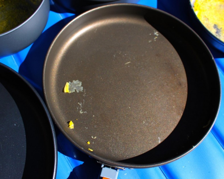 camping cookware - clean up is a breeze with the teflon non-stick coating applied to...