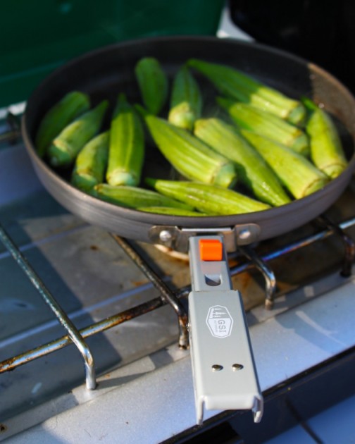 gsi outdoors pinnacle backpacker - although the handle on this cookware got very hot while cooking, it...