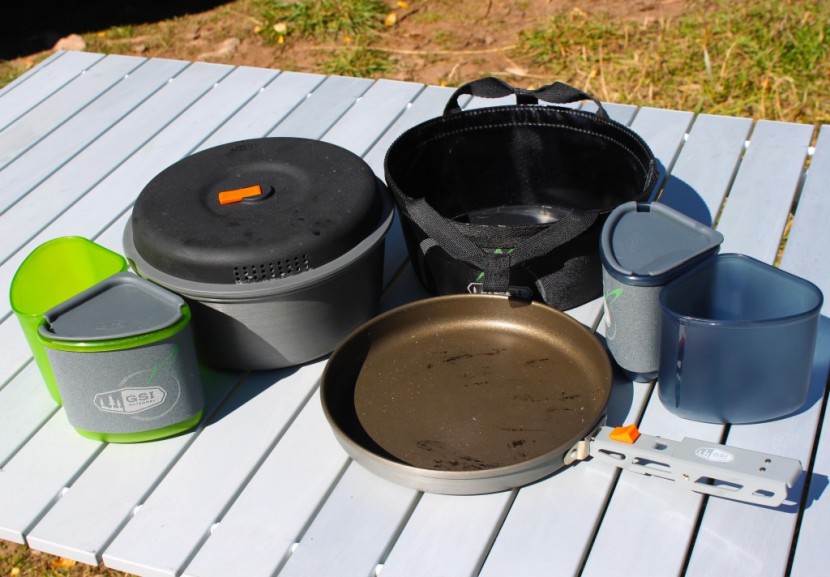 gsi outdoors pinnacle backpacker - this cookware is an ideal set for two people mostly cooking in...
