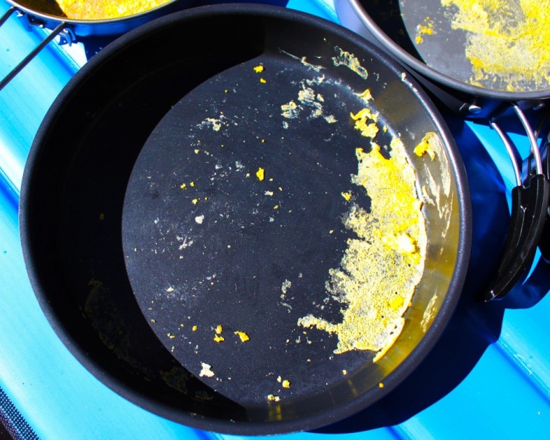 the sticking was kept to a minimum with this skillet, making after...