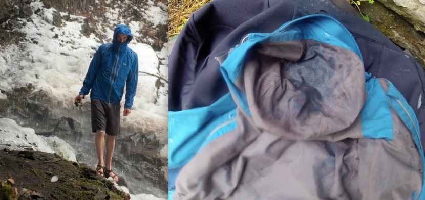 rab vapour-rise lite alpine jacket - this was the second least water resistant contender we reviewed...