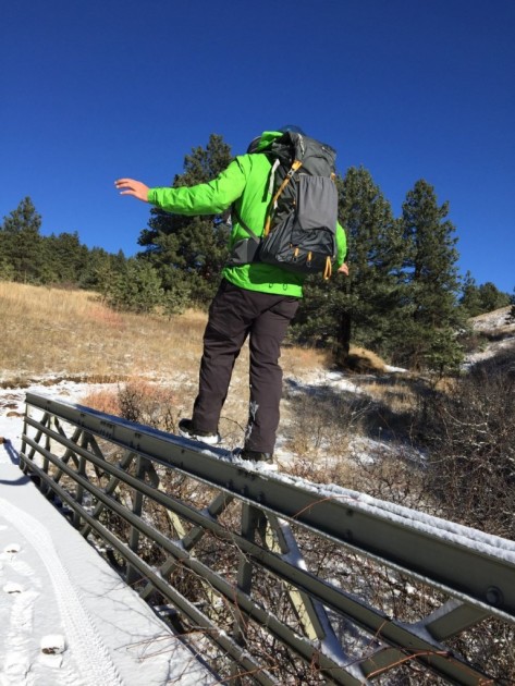 columbia evapouration - don&#039;t try this at home kids. getting a little silly in the columbia...