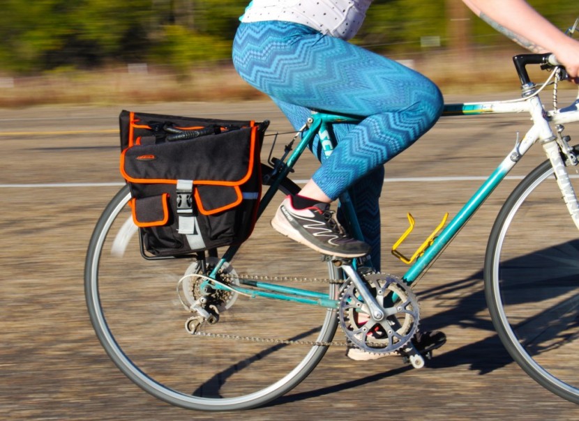 ibera bike panniers - although you can squeeze some camping essentials into these...