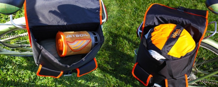 ibera bike panniers - these are designed more for commuting purposes, and were a snug fit...