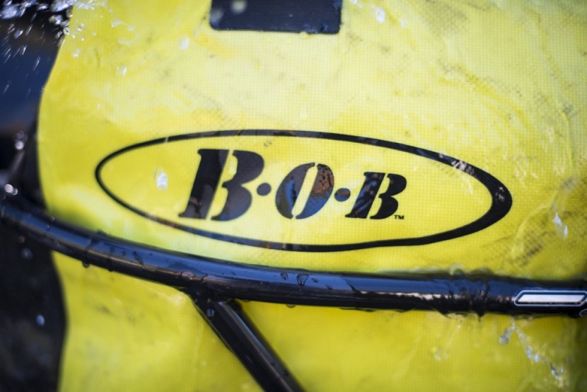 bob yak - water beading off the dry sac of the bob yak plus, helps keep your...