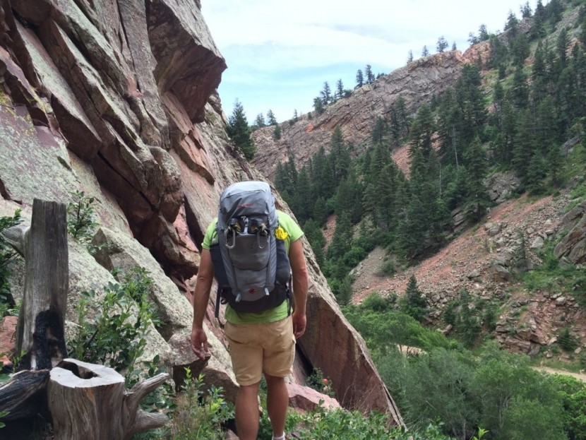 mammut creon light 45 - the tensioned frame carries medium loads well, plus the narrow...