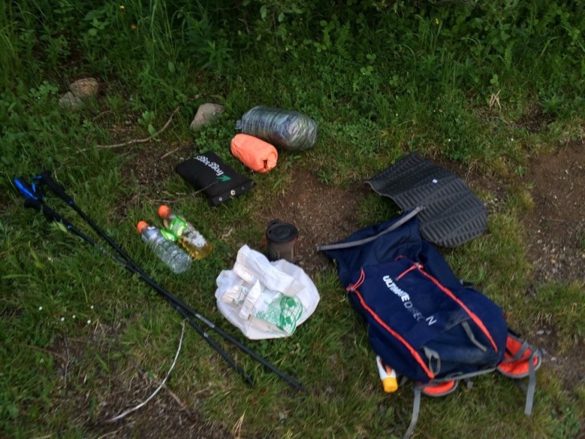 ultimate direction fastpack 30 - yep, that&#039;s the load for a three-day run in the mountains and the...