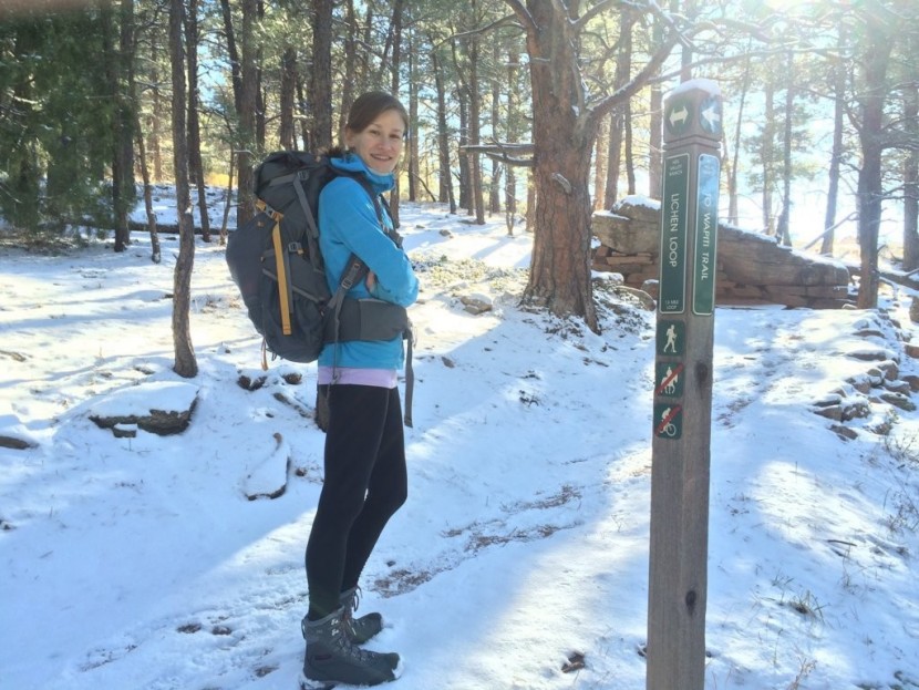 columbia bugaboot plus iii titanium for women - amanda looks a little chilly, but her feet are warm! this boot has...