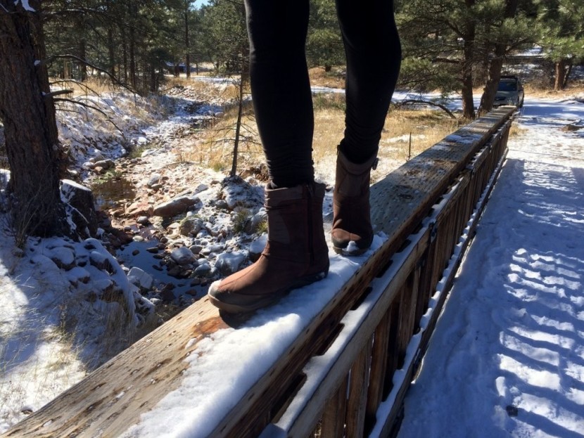 merrell dewbrook zip - this model is best used only in a light dusting of snow due to its...