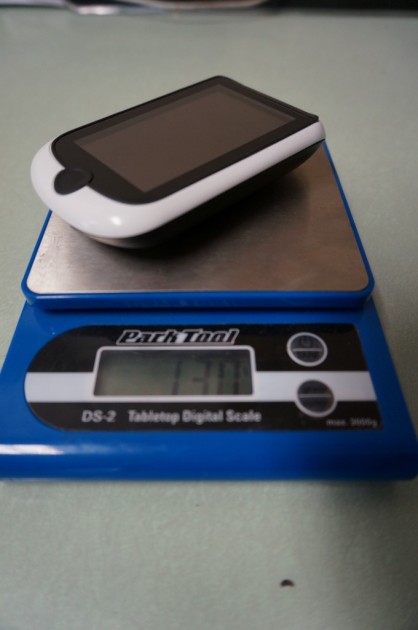 magellan cyclo 505 - the magellan cyclo 505 was the heaviest computer we tested.