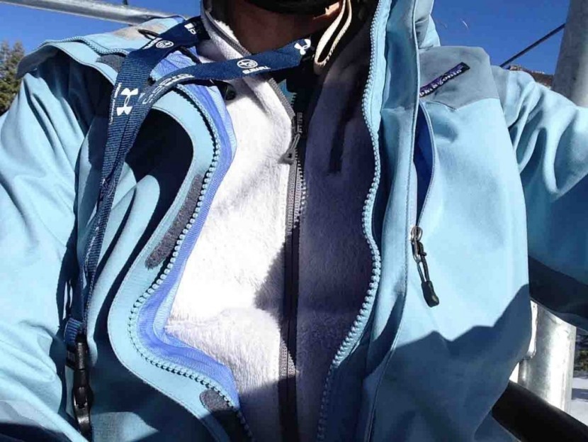 patagonia r2 jacket for women - this midweight fleece is a great option for layering under a shell...