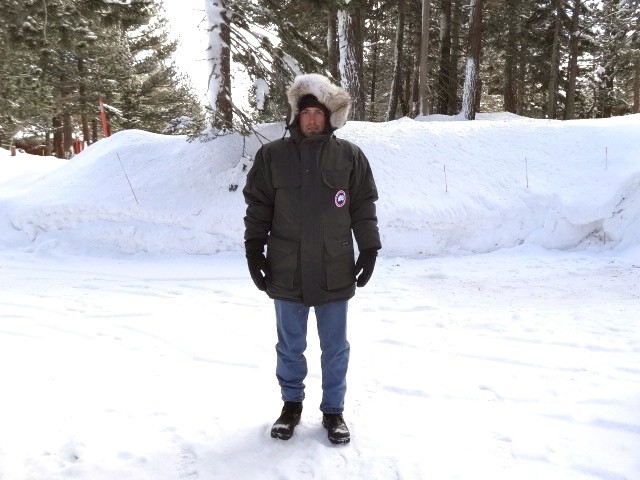 canada goose expedition parka heritage - while this jacket is really bulky, it doesn&#039;t seem all that bad when...