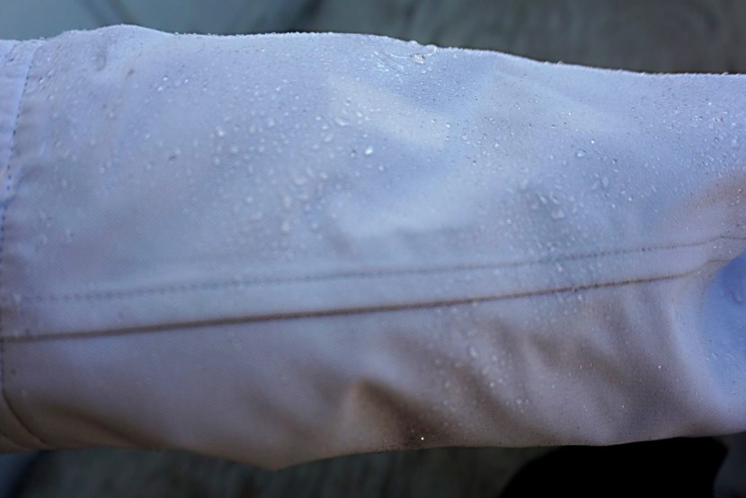 marmot chelsea down - the waterproof two-layer membrain fabric makes water bead up and...