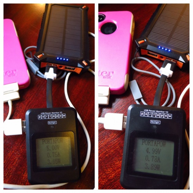 poweradd apollo 3 - the left port is rated to 1a while the right one is rated for 2a...