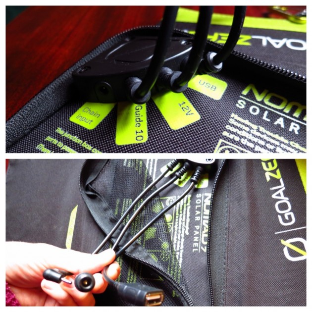 goal zero venture 30 solar recharging kit - many charging options on the nomad 7--but only one usb port!