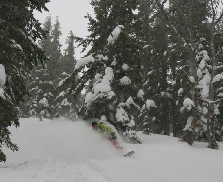 burton landlord - testing the landlord in powder conditions.