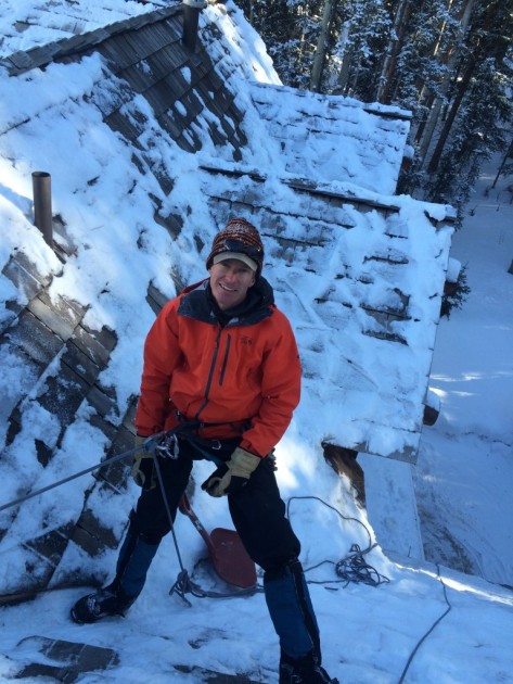 mountain hardwear torsun - one form of work in winter ski towns that uses climbing skills --...