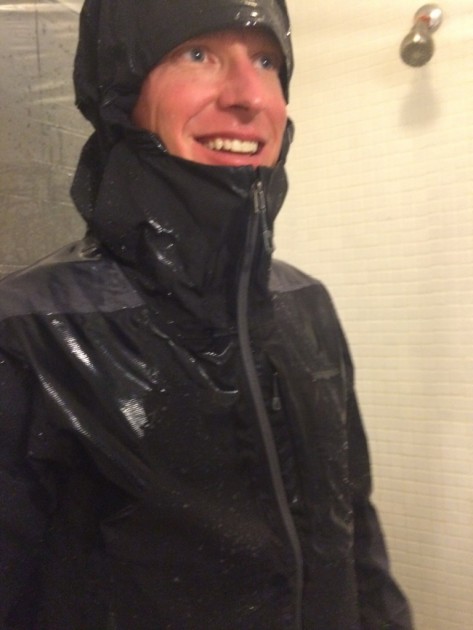 patagonia refugitive - while the jacket was certainly waterproof, we thought the bill of...