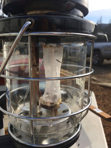 coleman northstar - northstar's metal guard protects the glass globe and reduces rattling.