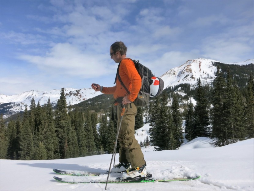 garmin etrex 20x - chris is looking to find a powder stash he found a while back. the...