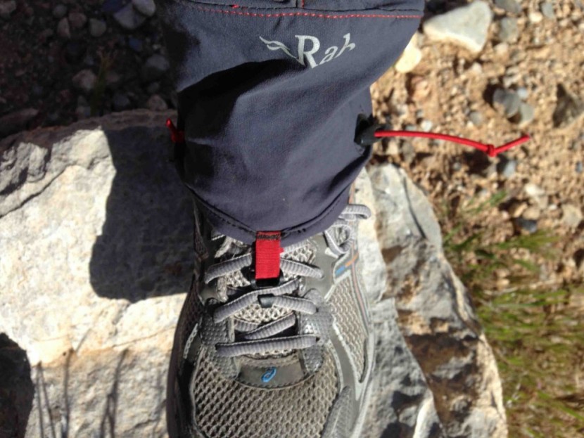 rab scree - rab uses an upside down hook that's meant for skinnier laces. don't...