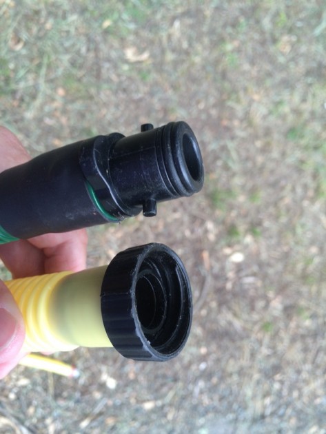 the pump hose that comes with the raven has one universal end that...