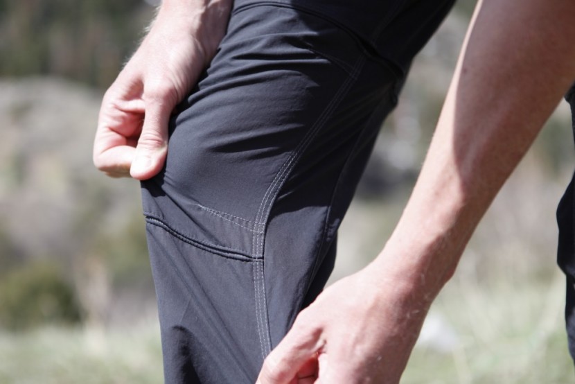 kuhl liberator convertible - the little gap between seams is held together by very stretchy nylon...