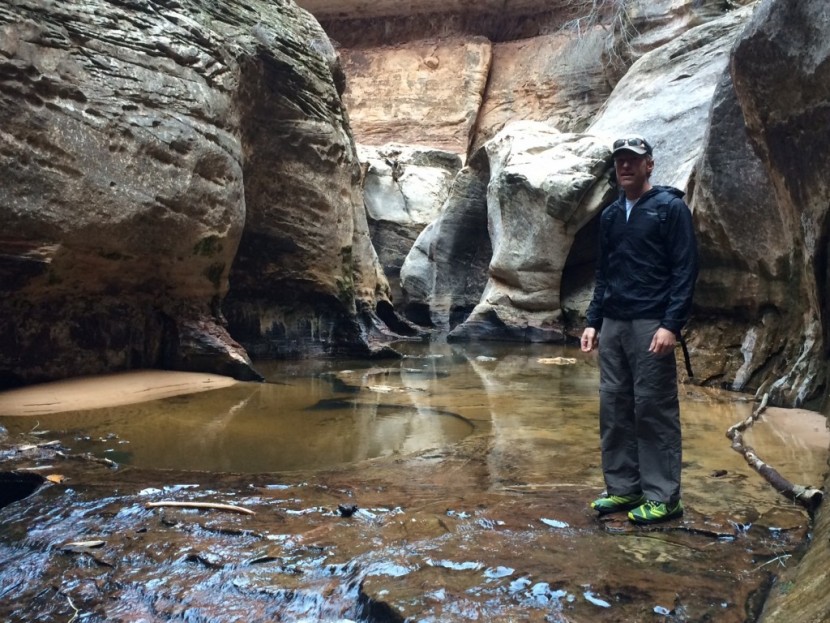 the north face paramount trail convertible - our head tester at the end of the hike-able part of the subway if...