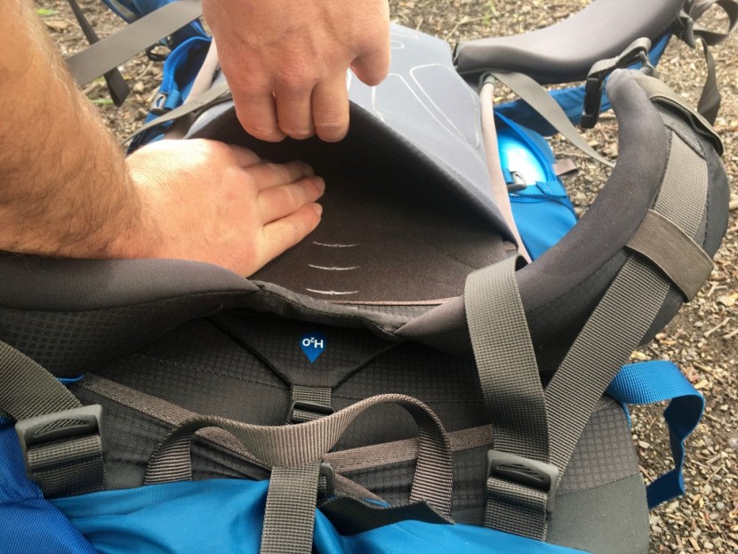 osprey xenith 75 - the xenith 75 features roughly four inches of adjustment to...