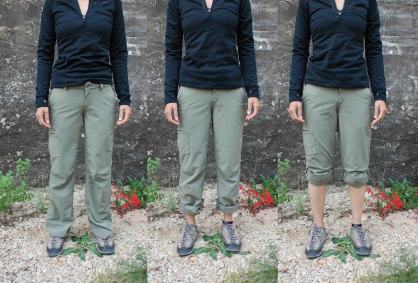 rei sahara roll-up for women - the unstructured fabric doesn&#039;t hold a roll well, so the crop holder...