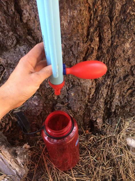 lifestraw mission - the large red back flush bulb was confusing, hard to use and not to...