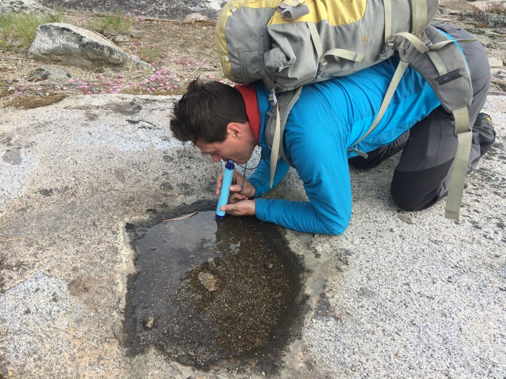 How effective is the Lifestraw? Lifestraw vs. muddy puddle
