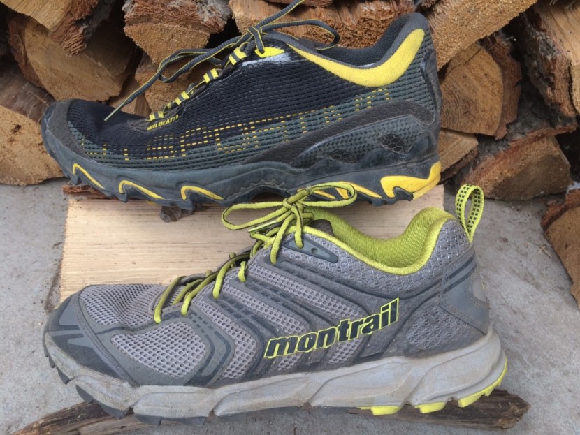 la sportiva wildcat 3.0 - similar thick mesh uppers on the caldorado (bottom) and the wildcat...