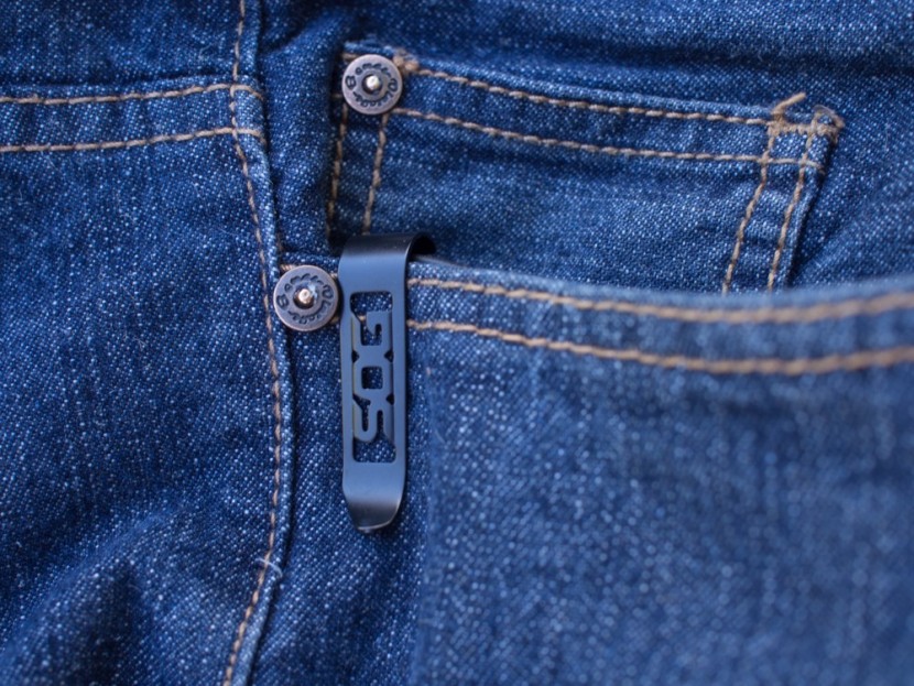 sog trident elite - the pocket clip of the trident is smaller than that on all the other...