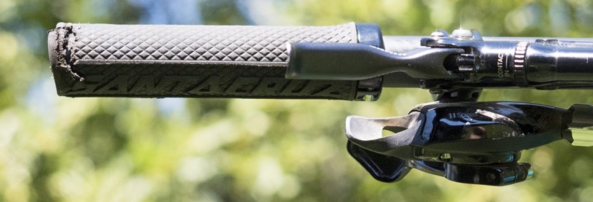 santa cruz nomad x01 2016 - the dog didn&#039;t get them, trees and rock notches did.